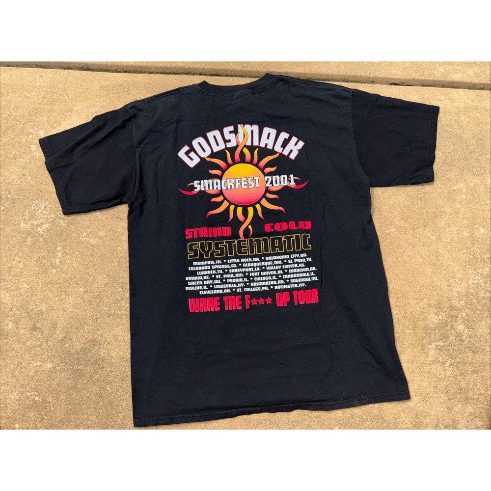Godsmack Vintage Smackfest Awake Tour Mens Size Large T Shirt